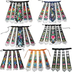 Miao Heavy Industry Embroidery Belt, Ethnic Minority Ribbon Skirt Hmongb Chinese