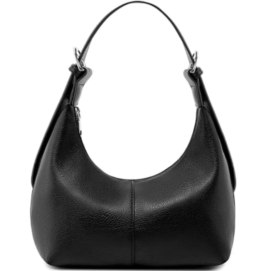 

Hobo Bags for Women Soft Vegan Leather Crescent Shoulder Handbag Slouchy Tote Crossbody Purses