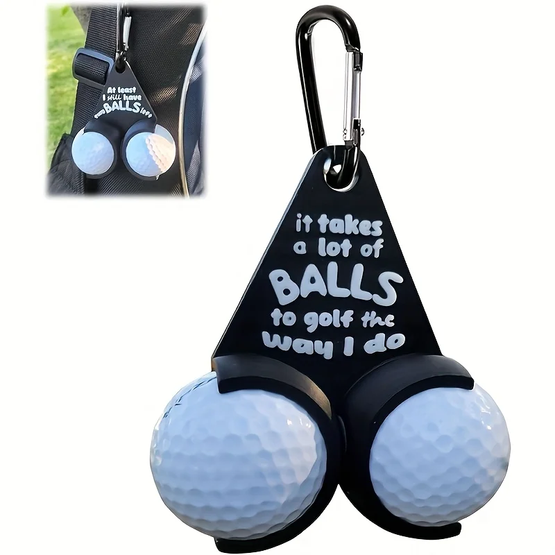 Fun Golf Stand with Clip, Portable Golf Storage Holder, Golf Sports Accessory, Gift for Golfers