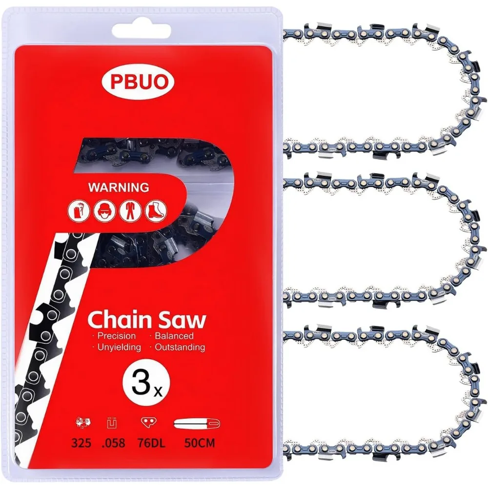 20 Inch Chainsaw Chain Replacement, 0.325