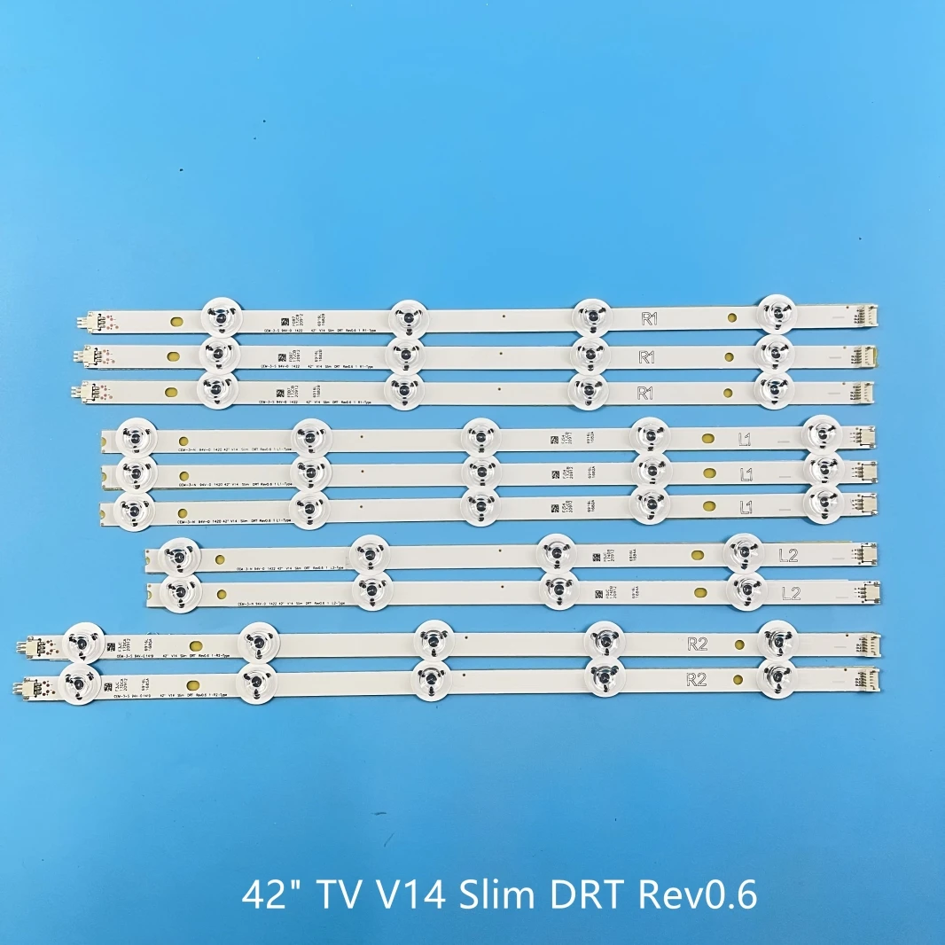 

Лента светодиодной подсветки для телевизора 42 дюйма V14 Slim DRT Rev0.6 6916L 1682A 1684A 1683B 1685B LC420DUH PG F1 42LY970H 42LB700V 42LB671V