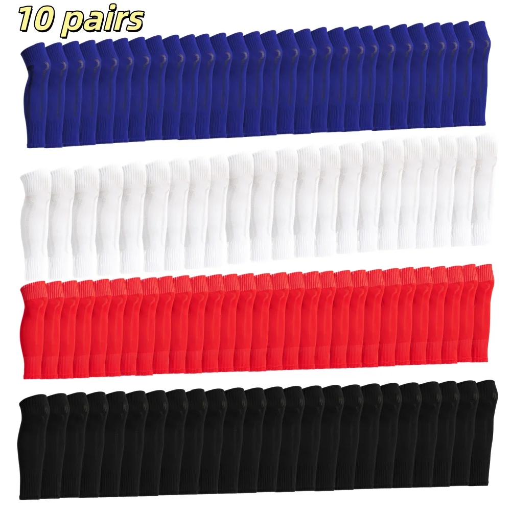 10 زوج/وحدة غطاء جوارب كرة القدم الضاغطة، تدفئة الساق الضاغطة، جوارب العجل الممتصة للعرق #1