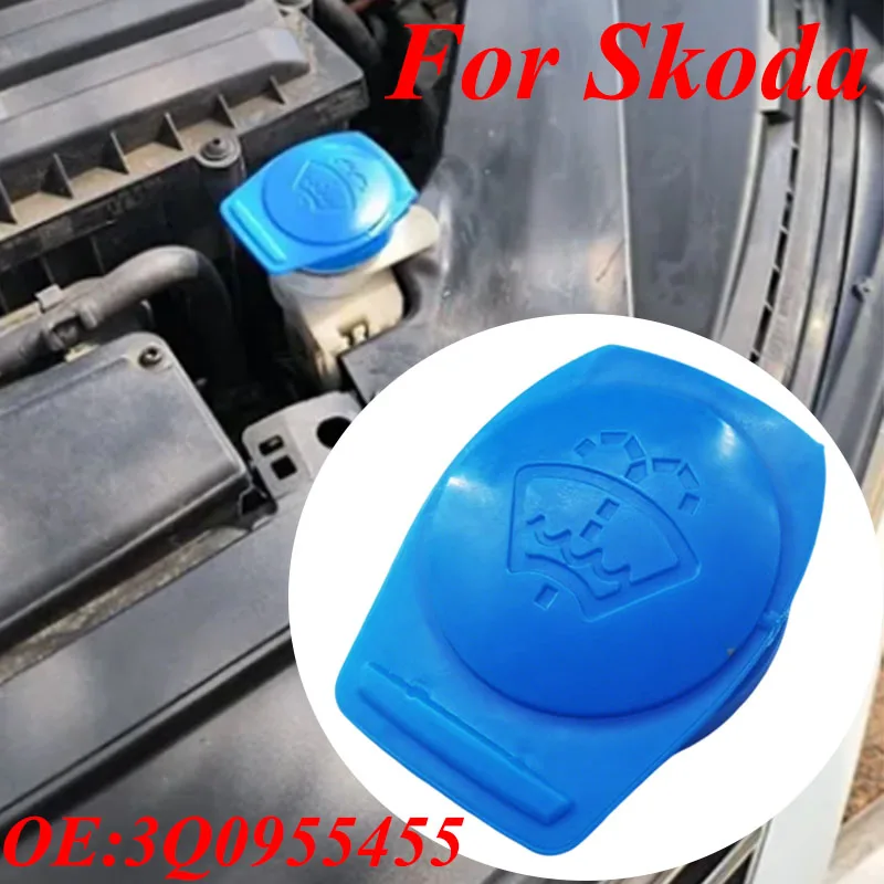 

1Pc For Skoda Karoq 2018-2021 Fabia 2007 2008 2009 2010 2011 2012 2013 Fluid Reservoir Cap Windshield Washer Tank Bottle Cover