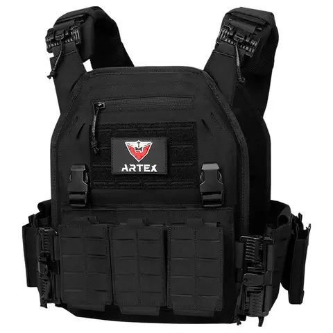Artex New combat vest 6094 quick detachable light laser cut tactical vest black gear to carry airsoft carrier combat equipment
