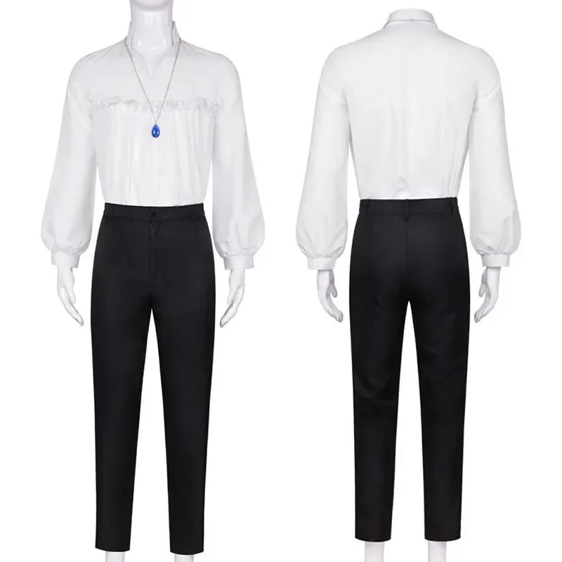 

Cosplay Anime Howl Cosplay Costume Anime Full Set With Jacket Shirt Pants Necklace Earnings For Halloween Comic Con Big Siz 72th