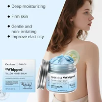 Peptides de Cuivre GHK-Cu et Suif de Bœuf pour la Peau : Baume Bleu au Miel de Manuka Hydratant Visage et Corps pour Peaux Matures, Sèches et Sensibles 2