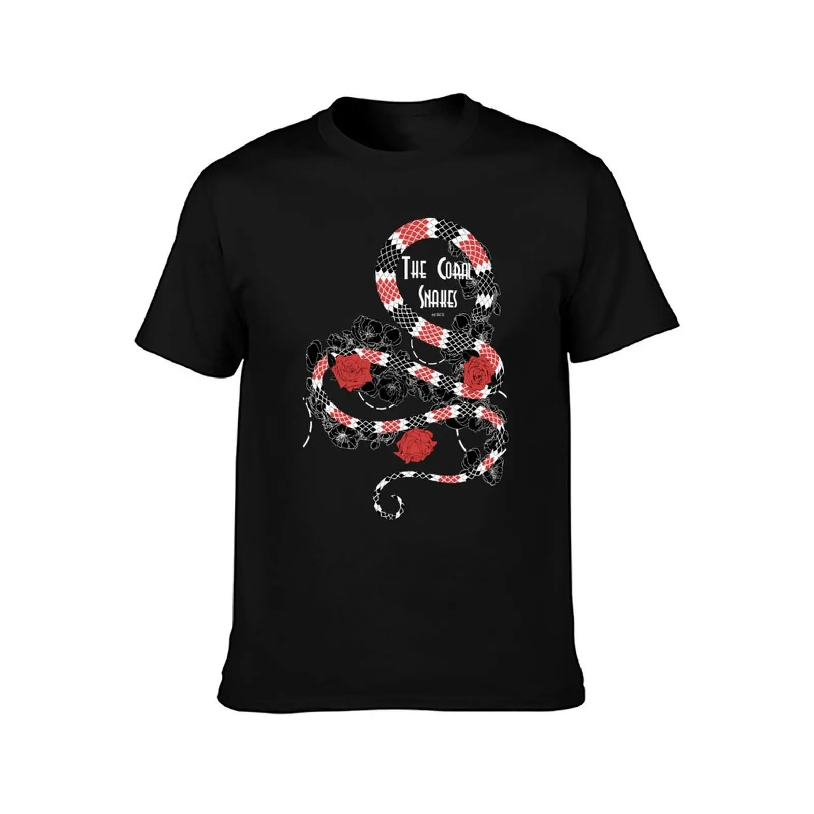 Coral Snakes - Dark T-Shirt Casual Trendy Short Sleeve T-Shirt
