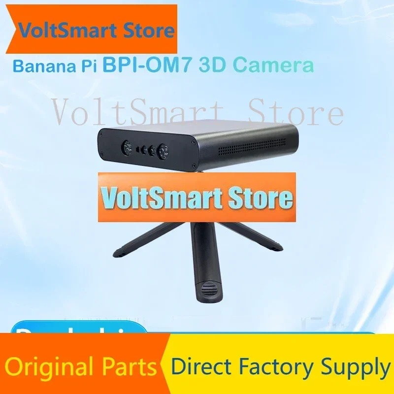 VoltSBanana Pi BPI-OM7 3D Camera AI 3D Vision Kit RK3588 Octa-Core 8GB LPDDR4 64GB EMMC Orbbec Gemini 2 IR Depth Camera With IMU