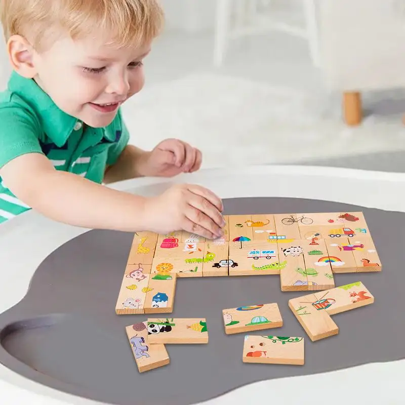 Matching Puzzle Math Puzzle Wooden Board Number Matching Maze Number Sorting Game Fun Matching Toy For Birthday Children's Day