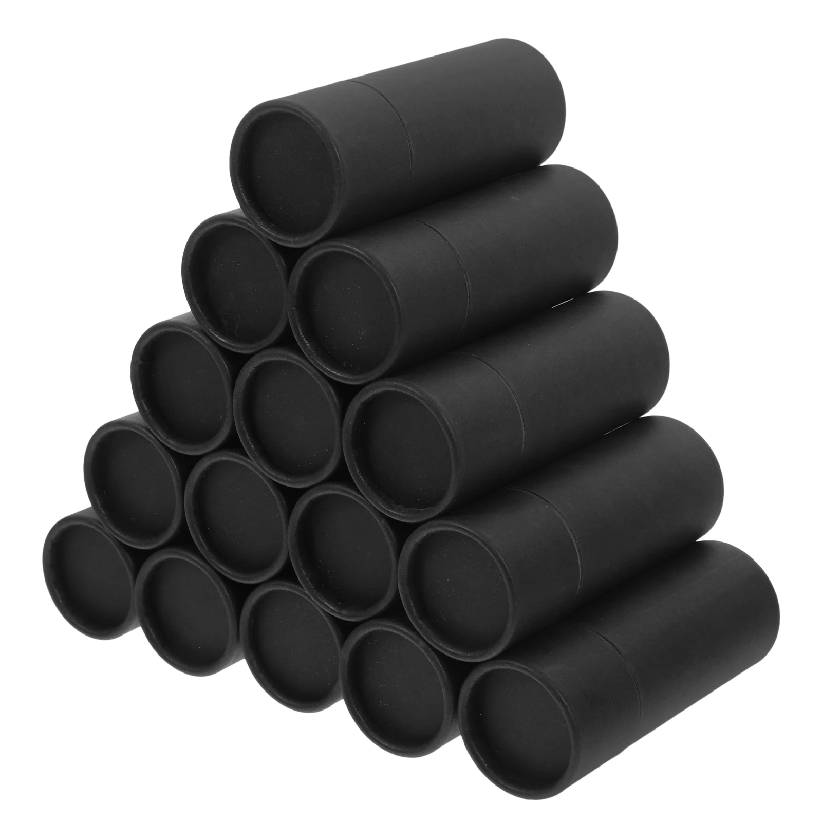 15 Pcs Kraft Paper Gift Box Cardboard Jar Empty Boxes Tube Make up Lotion Tubes