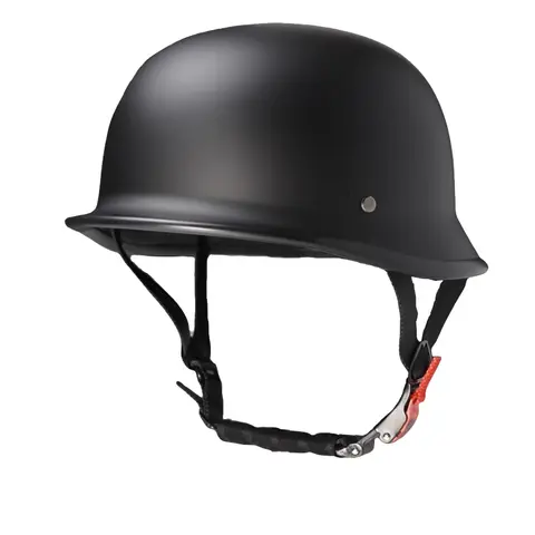 Demi-casque Vintage allemand, demi-casque, style japonais, rétro, pour moto, lunettes de protection d'été, 15