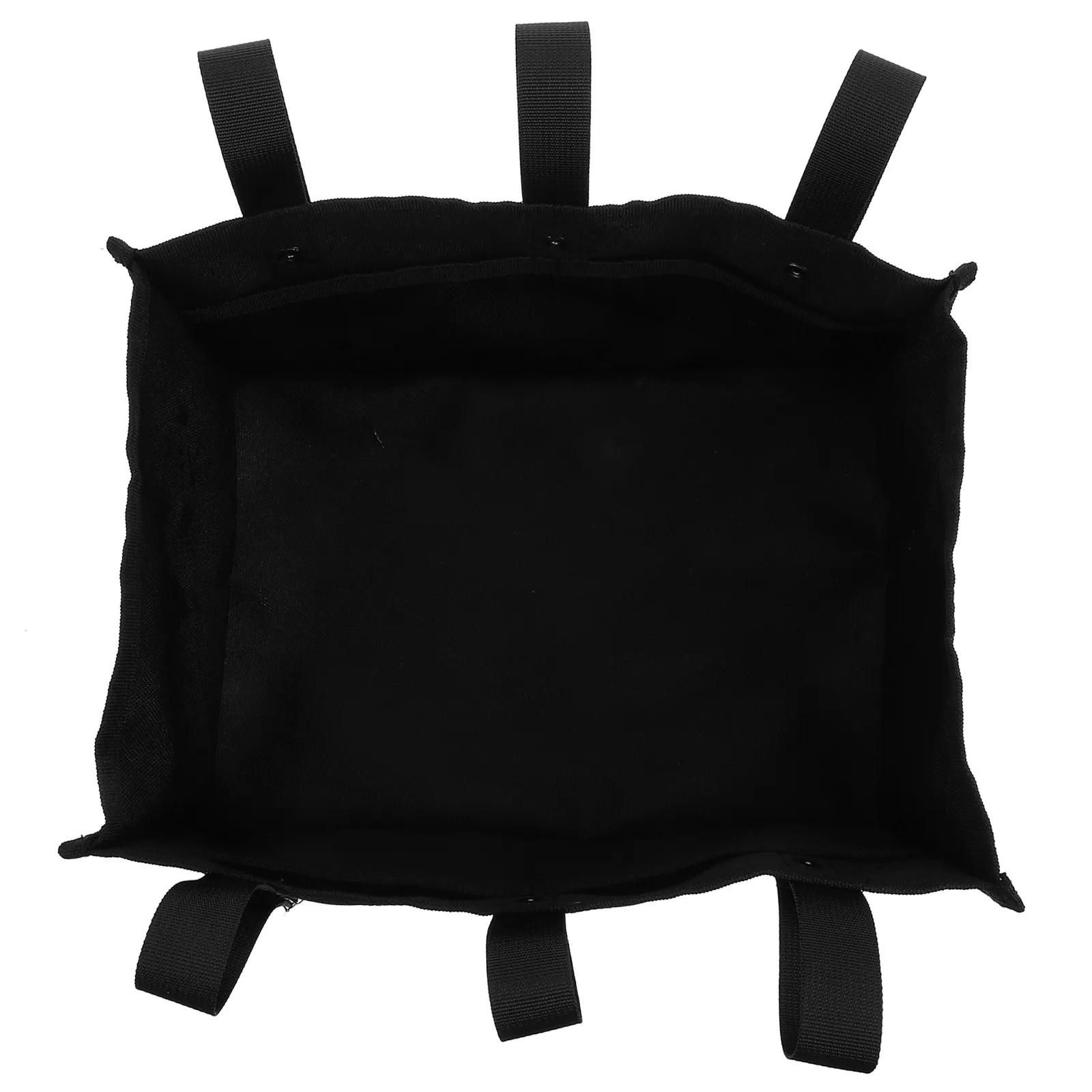 Wheelchair Hanging Bag Large Capacity Waterproof Oxford Cloth Storage Pouch Outdoor Carry Black Wheelchair Pouch