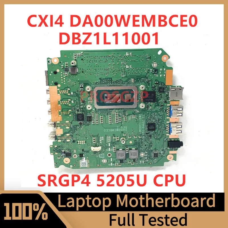 DA00WEMBCE0 Mainboard For Acer Chromebox CXI4 Laptop Motherboard DBZ1L11001 With SRGP4 5205U CPU 100% Fully Tested Working Well