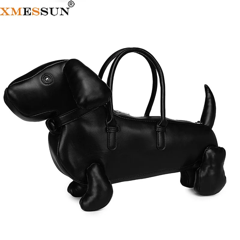 XMESSUN New Trendy Puppy Shape Handbag for Women,Designer Fashion Novelty Animal Shape Tote Bag Female Shoulder Crossbody Bag