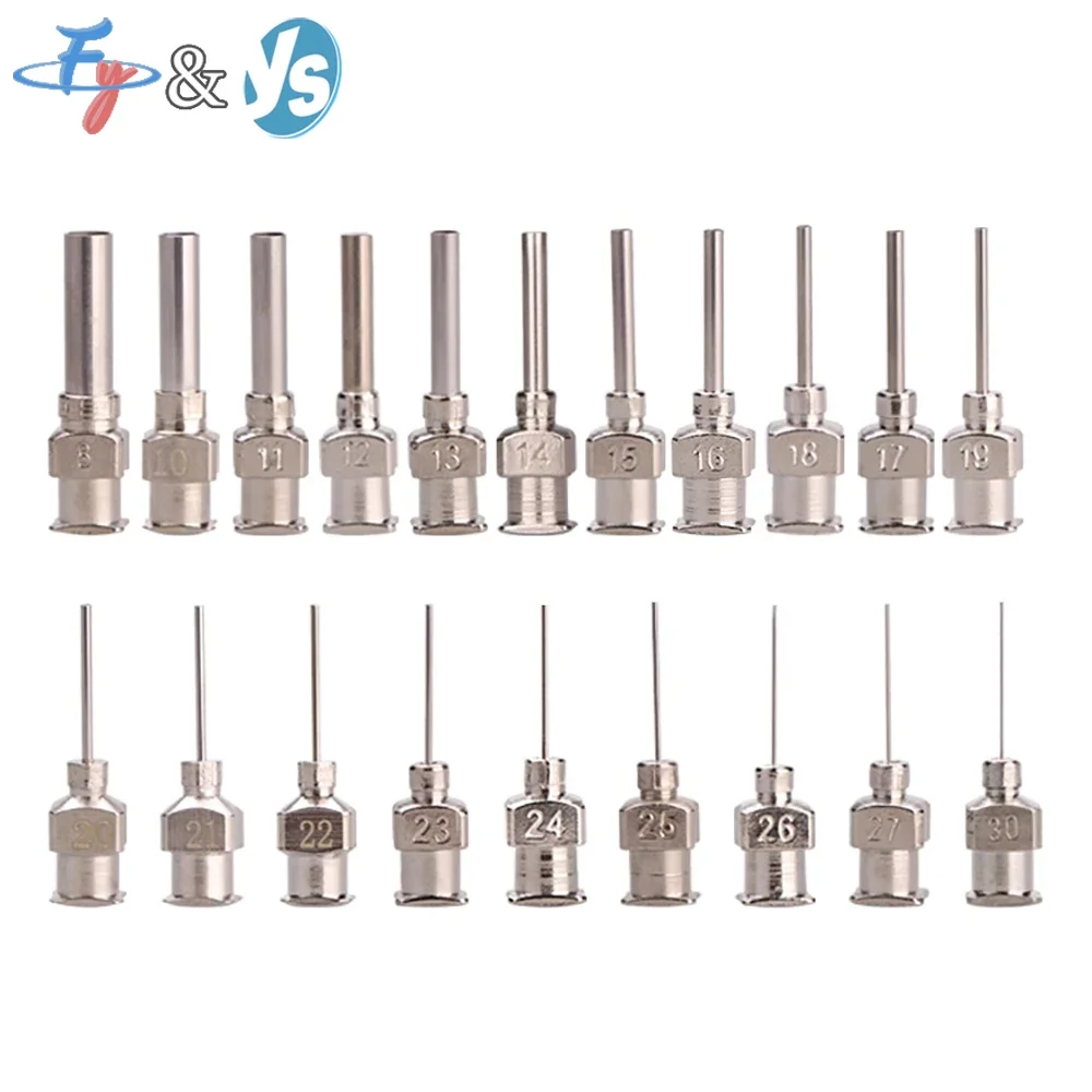 5PCS Stainless Steel Dispensing Needle 1/2