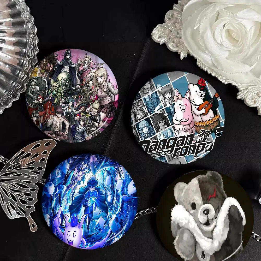 Broches Clásicos de Anime Danganronpa, Insignias Redondas Creativas con Fotos de Películas Clásicas, Regalos, Pines de 32/44/58 mm