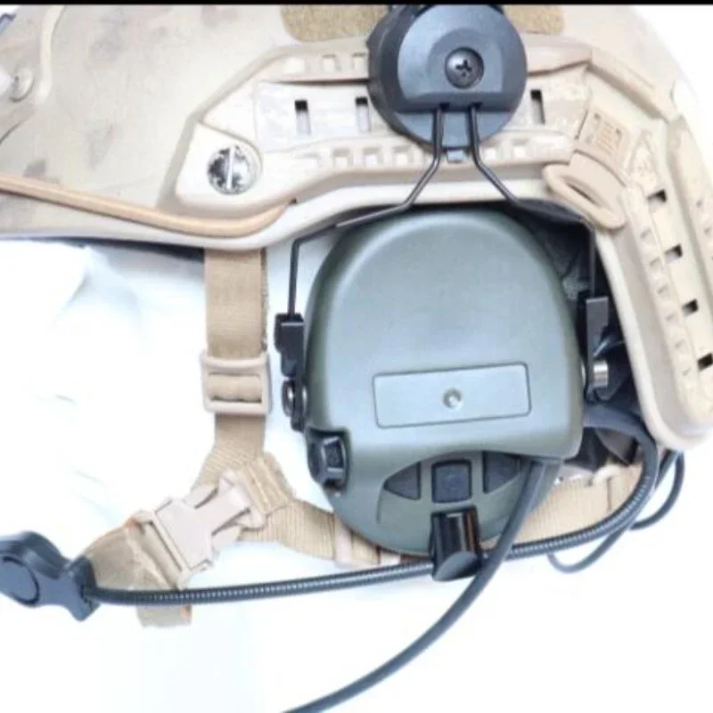 Tactical SORDIN Helm Fast Track Bracket Silikon Earmuff Noise Reduction Headphone-FG