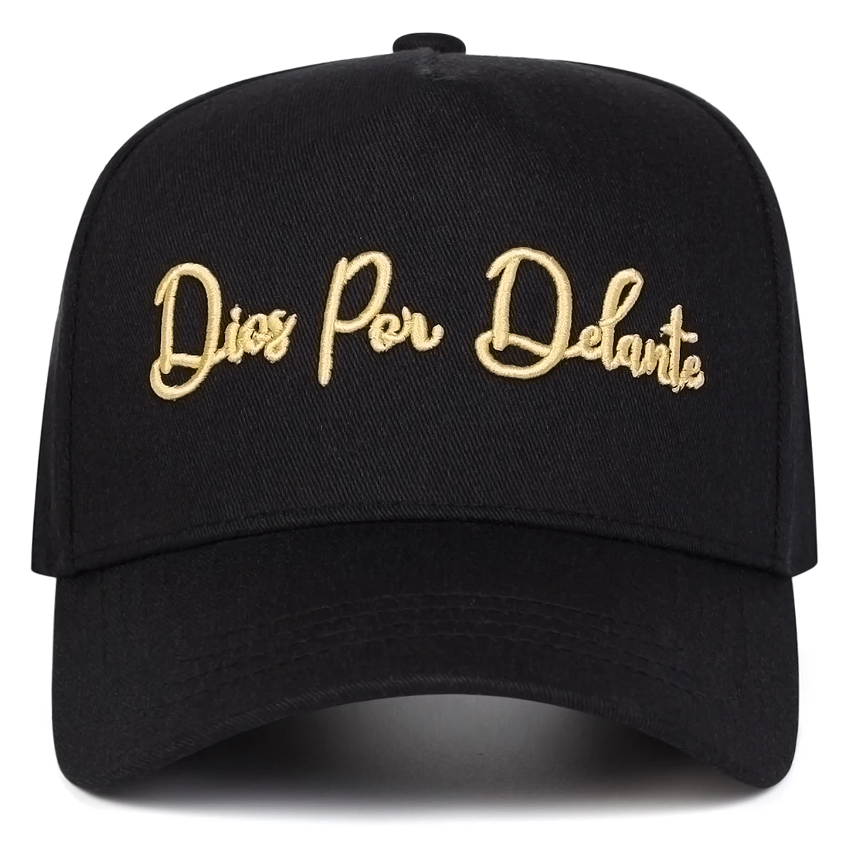 Unisex DIOS POR DELANTE Baseballkappen mit Buchstabenstickerei, Frühling und Herbst, für den Außenbereich, verstellbare Freizeithüte, Sonnenschutzhut, Sportkappe – Detail 4