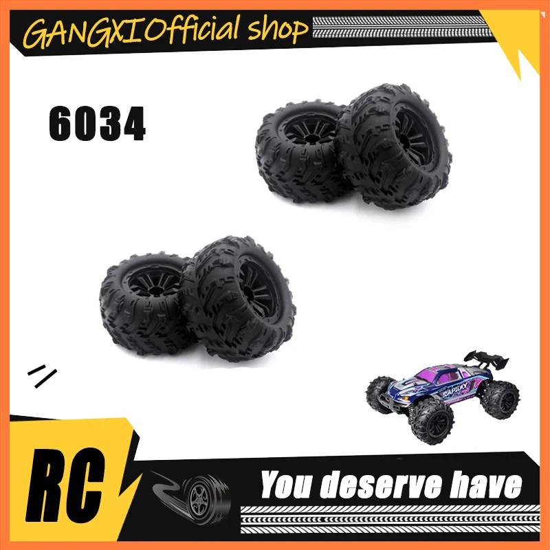 

SCY 16101 1/16 RC Car Original Spare Parts 6034 tire 4pcs Suitable for SCY 16101 16102 Car Be worth having