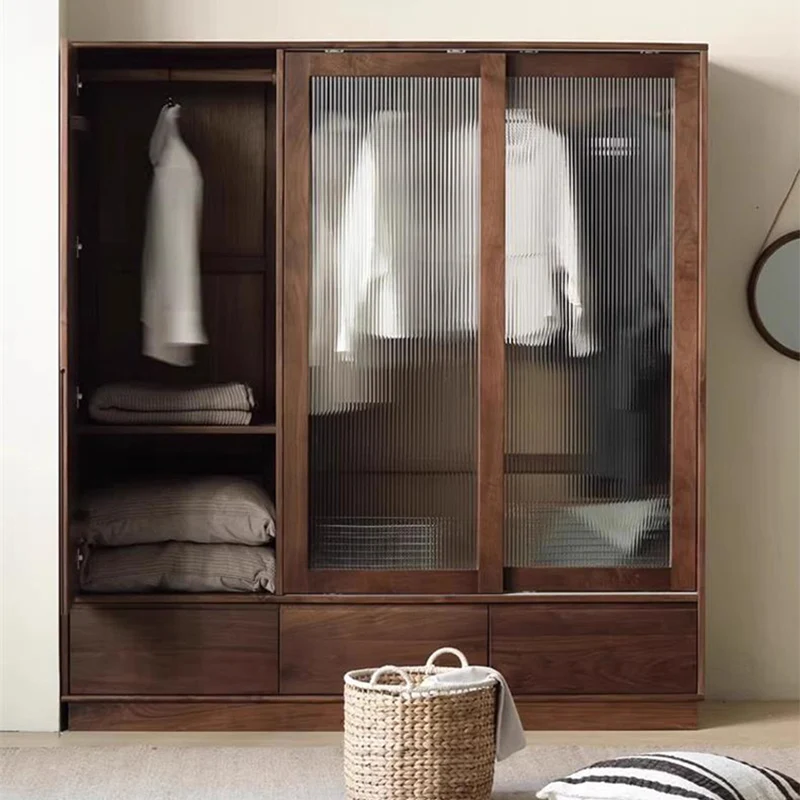 Nordic Three Doors Wardrobes Closet Cheap Drawers Organizer Adult Wardrobes Closet Space Saving Guarda Roupas Furniture Home
