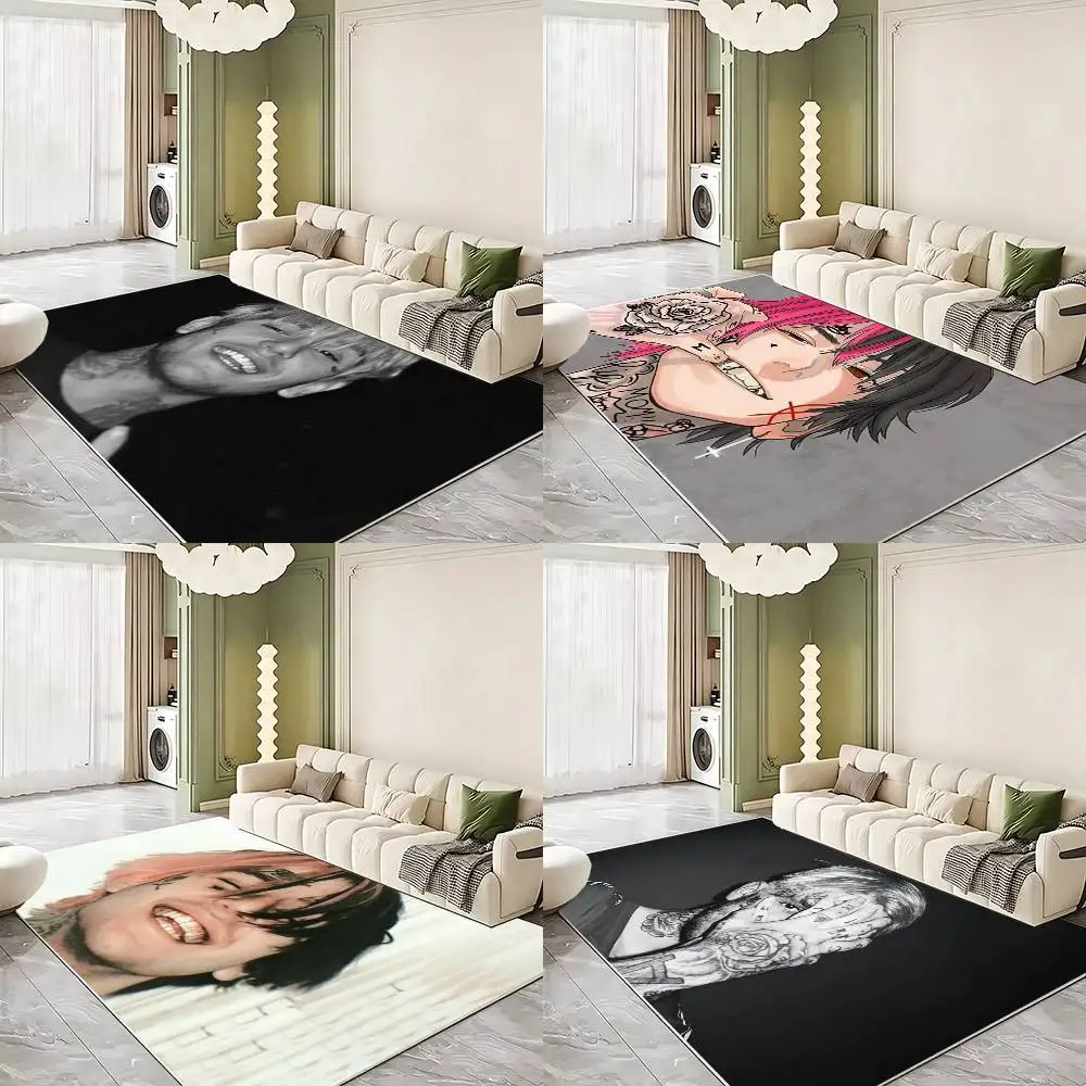 Rapper L-Lil P-Peep Floor Mat Bathroom Absorbent Mat Rugs Simple Door Dirt-resistant Mat Home Kitchen Mat