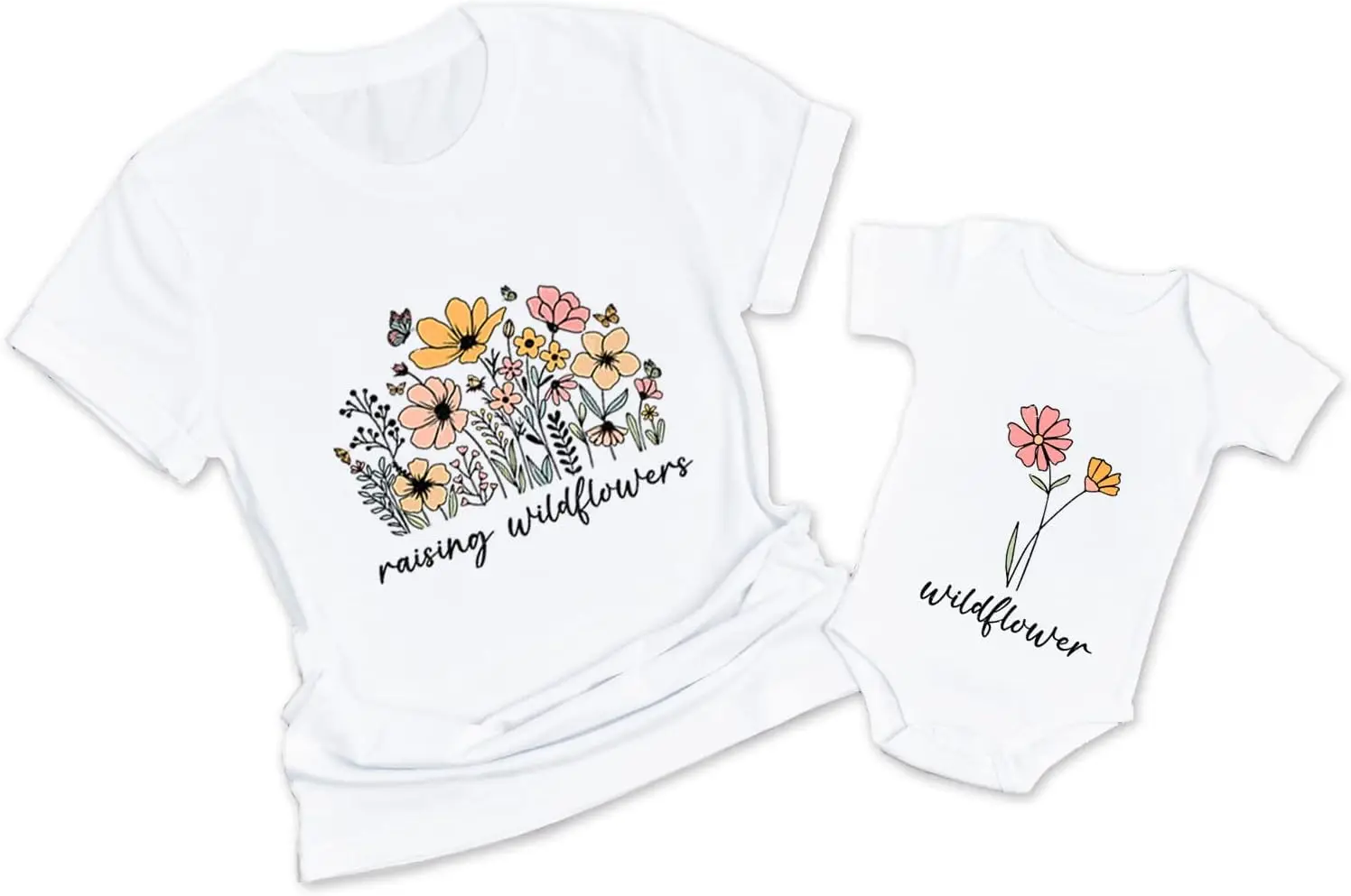 

Raising Wildflowers and Little Wildflower Shirt, Raising Wildflowers, Little Wildflower, Mommy and Me Outfit