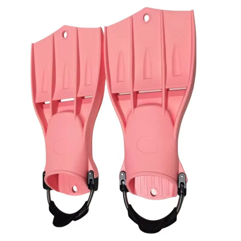 Diving flippers with adjustable spring buckles professional scuba diving training suitable for both men and women