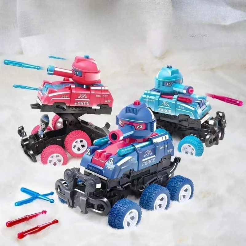 

3pcs Collision Deformation Robot Plastic Model Toys Game Interaction Children's Toys for Boys Xmas GiftsBirthday Guests Gifts