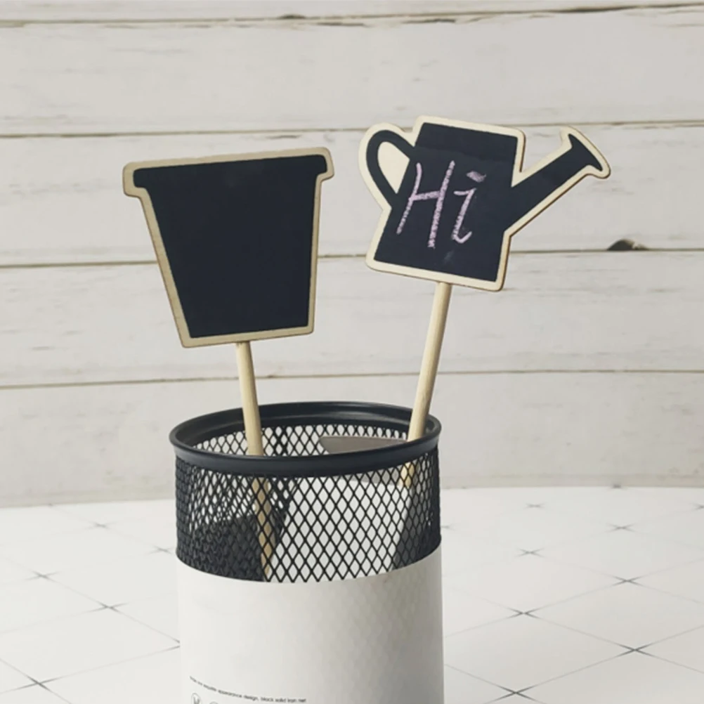 30 Pcs Message Card Small Chalk Boards to Write on Tabletop Chalkboard Wedding Decor Sign Round Decorative Chalkboards Mini