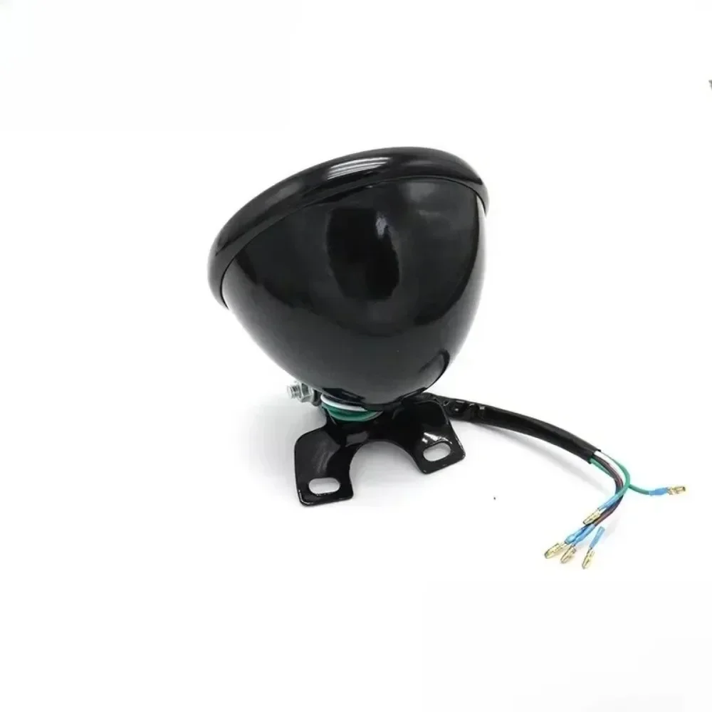 

5 Inch 35W 12V for High Quality Motorcycle Front Headlight Metal Retro Round Far and Near Lights with Holder