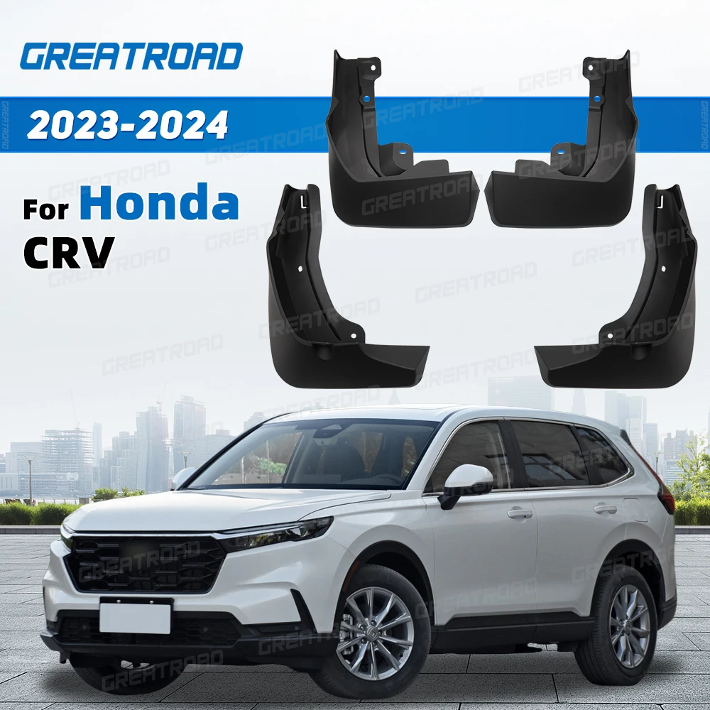 

4 шт. набор брызговиков для Honda CRV 2023-2024, автомобильные брызговики, защита крыльев, простая установка, автоаксессуары