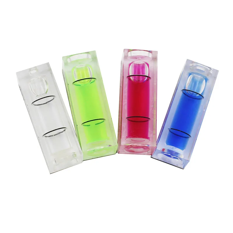 QASE Mini Magnetic Square Spirit Level Bubble Nivel Bubl Leveling Tool 10*10*29 mm Green Red Blue White Available 10pcs/Lot