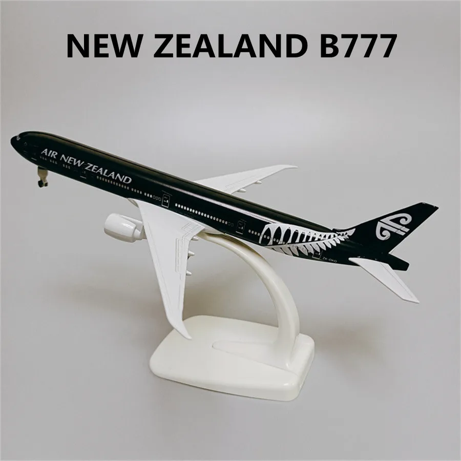 

19cm Air NEW ZEALAND B777 Airlines Boeing 777 Diecast Plane Model Alloy Metal Diecast Model Airplane Aircraft w Landing Gears