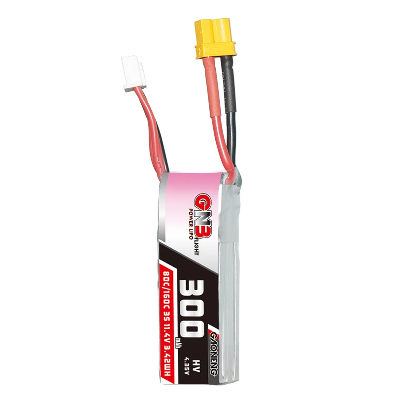 GAOGENG 3S GNB 11.4V 80C 300mah Lipo Battery For BETAFPV Beta75X 3S Beta65X 2S Whoop Drones Parts 3S XT30 Plug 2/4/6/10PCS