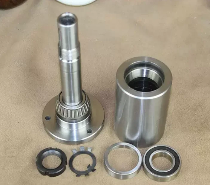 Flanged Spindle Headstock for Small Wood Lathes – Heavy Duty Screw-On Assembly for 80mm, 100mm, 125mm, 160mm Chuck Sizes