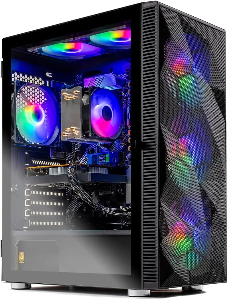 

Настольный ПК Ryzen 7 5700 3.7 ГГц (4.6 ГГц), NVIDIA RTX 5060 Ti 8 ГБ, 1 ТБ NVMe SSD, 16 ГБ DDR4 RAM 3200, 650 Вт Gold PSU, Wi-Fi, Win 11