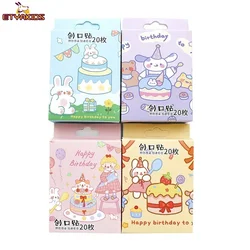 20pcs/box Cartoon Animal Fruit Students Kids Band Aid Wound Patch for Outdoor Sports Portable First Aid Adhesive Bandage