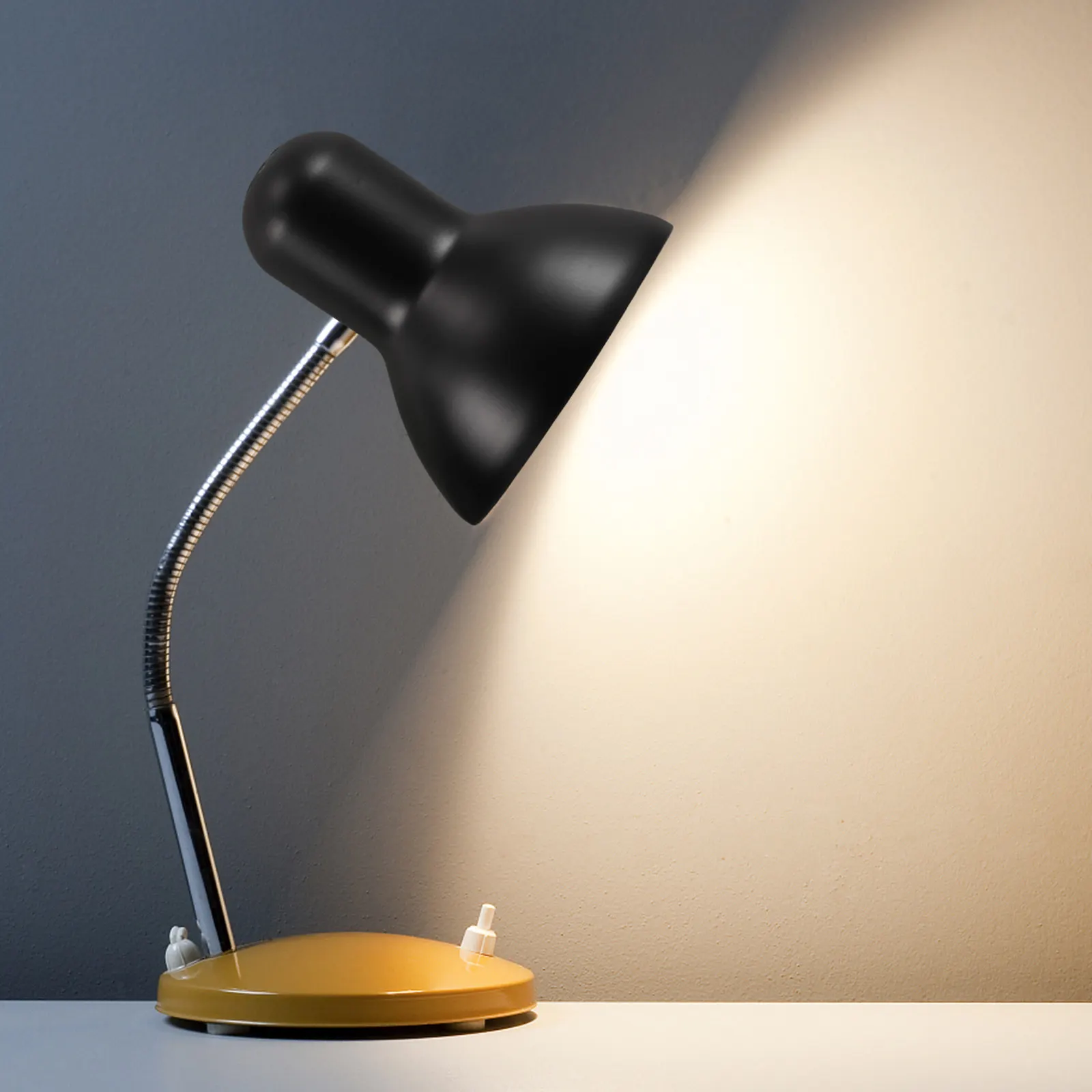4Pcs Metal Desk Lamp Shade Black Iron Replacement Lampshade for Study Table Office Workshop Task Lighting Cover