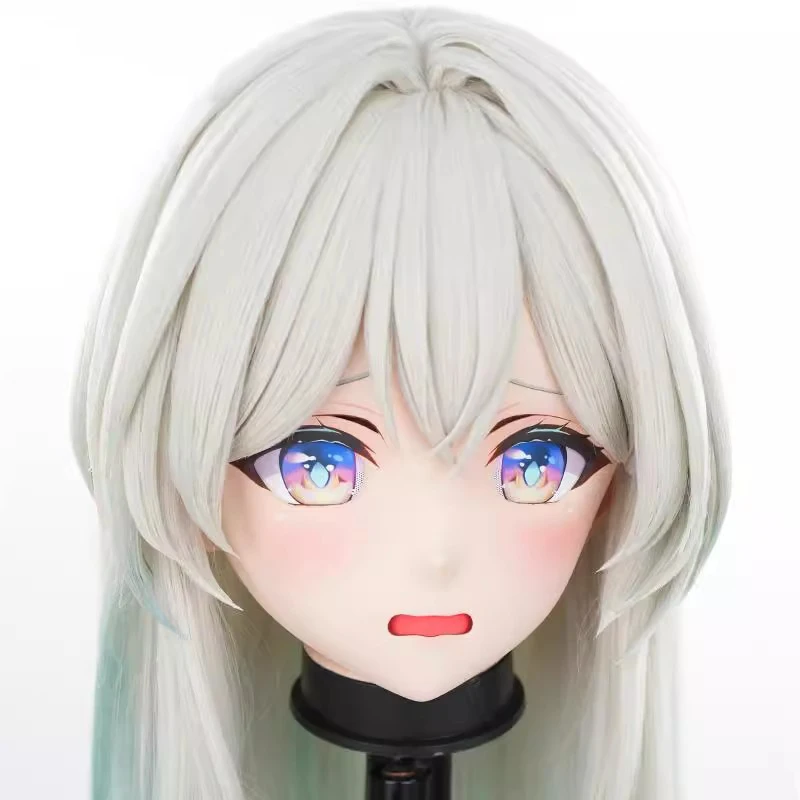 Handmade Customize Full Headband Lock Masks Doll Cartoon Character Cosplay Kigurumi Masks Resin Japanese Anime Kigurumi Masks