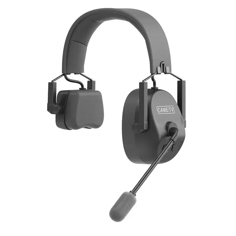 2025/ Kuminik8 2-person Earmuff Duplex Digital Wireless Headset Foldable Intercom 2 way Transmission communicator