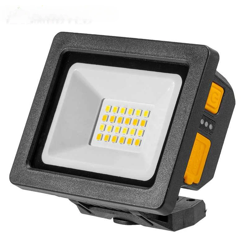 Lawn light, LED projection light, strong light searchlight, portable for mobile work on construction sites