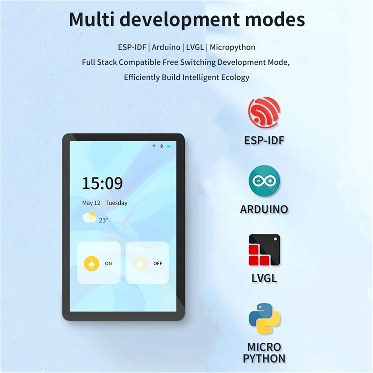 AB01 10.1 Inch ESP32 P4 Development Board Supports Xiaozhi AI ESP32-C6 Capacitive Touch Screen WiFi Bluetooth