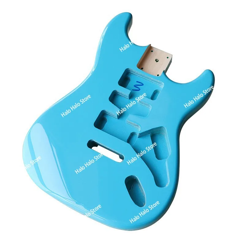Guitar body, bright light, electric guitar, piano barrel, surf, green piano body, guitar DIY assembly, modified musical