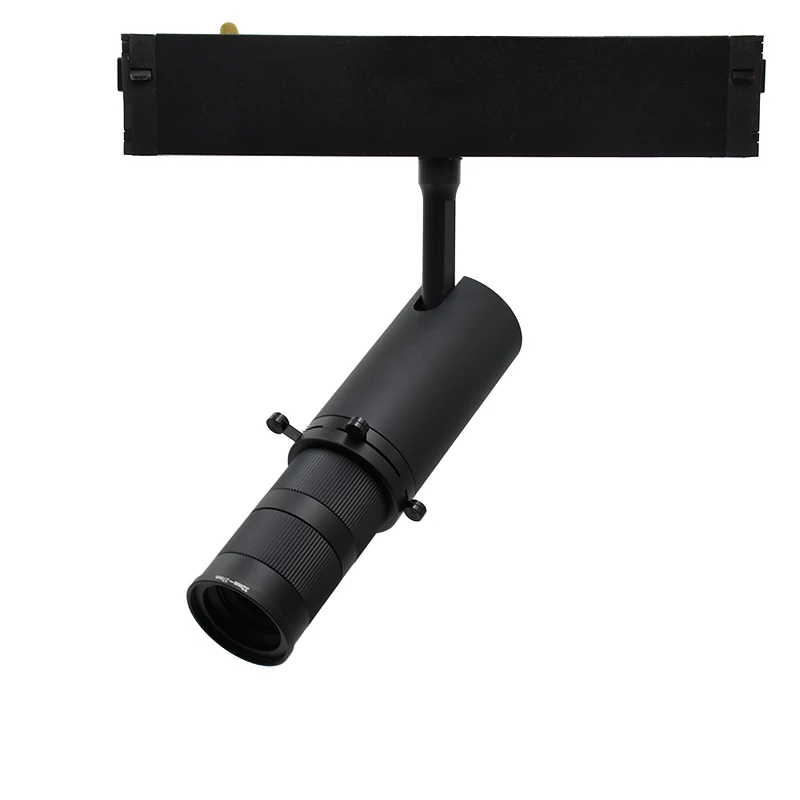 Teto comercial Track Light, Luminária comercial, LED Track Lighting, Foco Zoom, Cob Track Lights, 90 + C