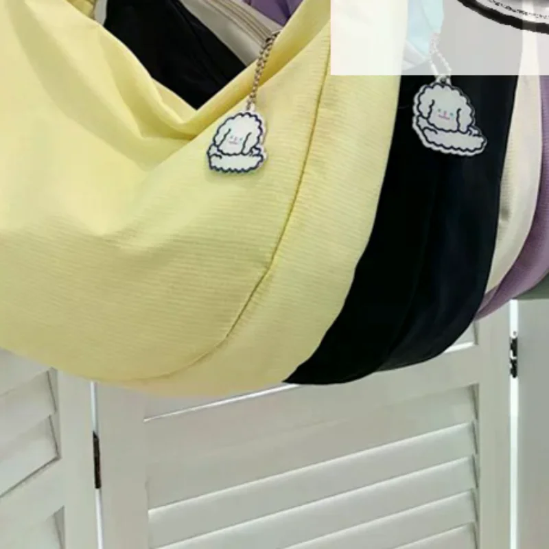 

Japanese Harajuku Cute Canvas Casual teenage school bag Aesthetic Sweet messenger bag Large Capacity new y2k Women Shoulder Bag