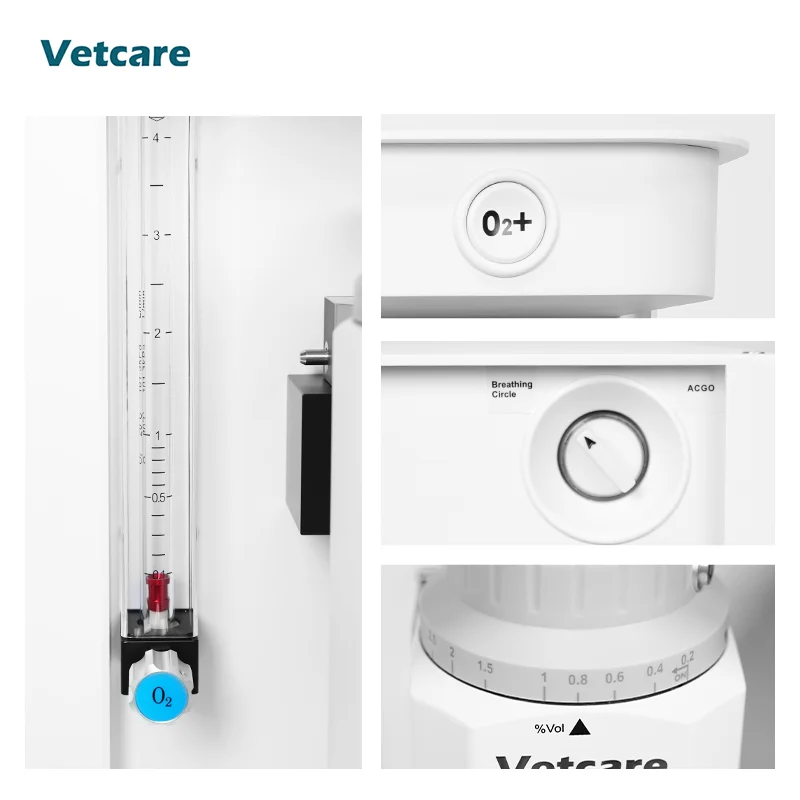 Breathing Circuit Anesthesia Vet Inhalation Instrument Veterinary Anesthesia Machine
