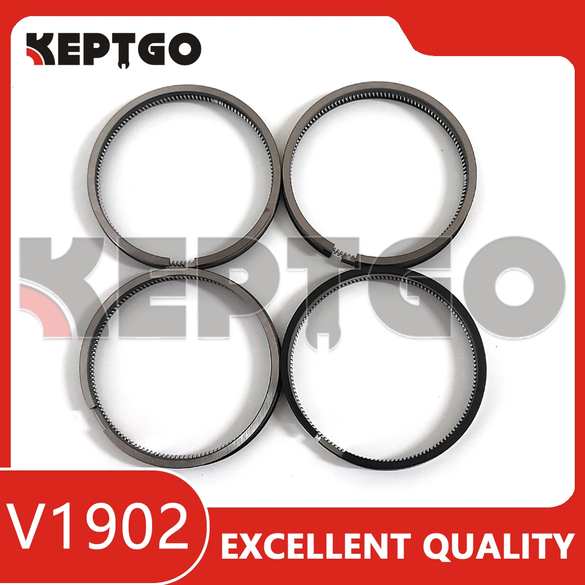 

4 комплекта поршневых колец V1902 STD для двигателя Kubota V1902