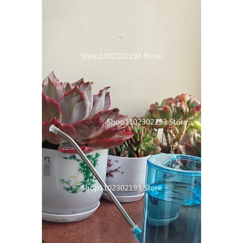 1.5L Gardening Watering Can Large Capacity Detachable Watering Kettle Household Stainless Steel Long Mouth Garden Supplies