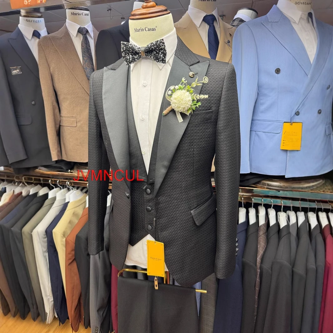 Мужской костюм-тройка Slim Fit – обзор и цена Men'S Formal Wear For Reception