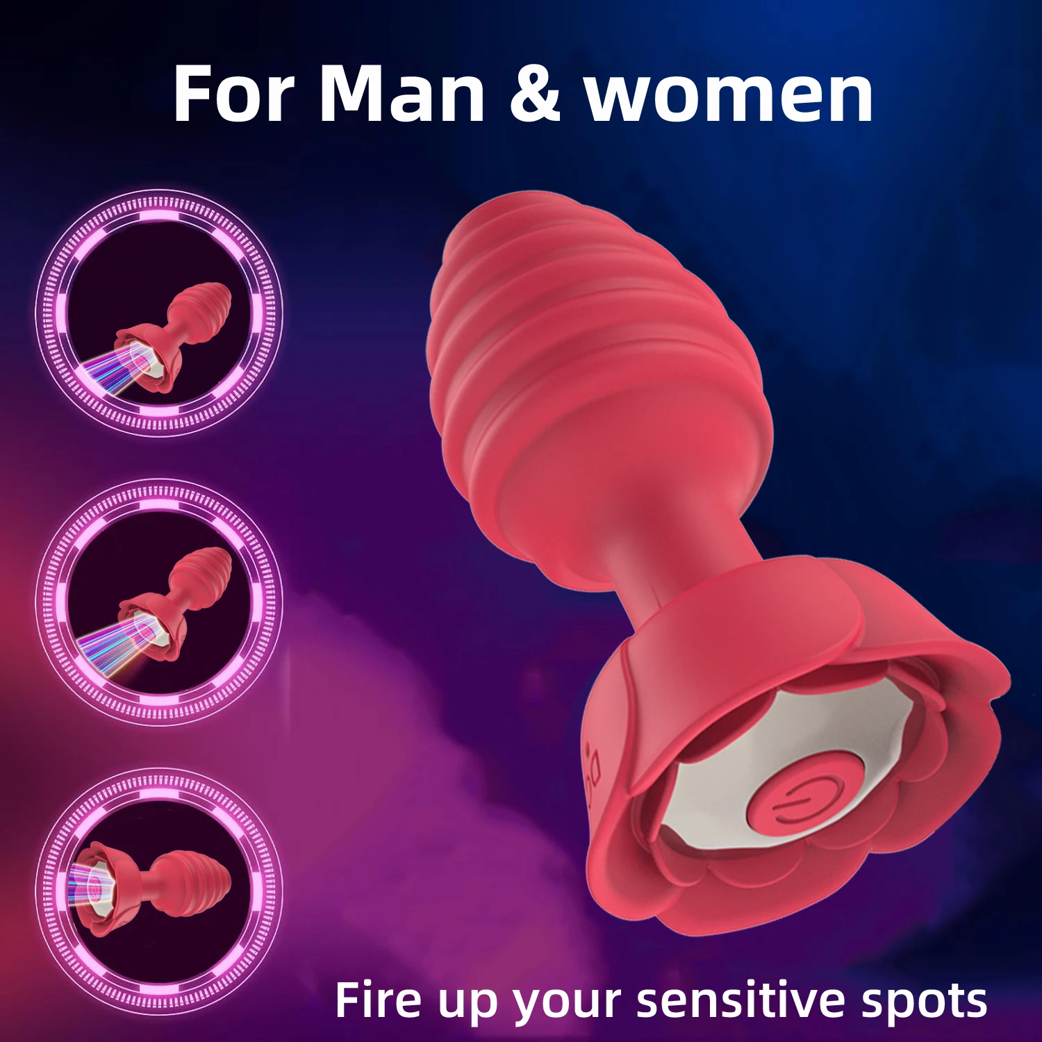 Anal Vibrator Wireless Remote Control Butt Plug Prostate Massager Female Vagina Masturbator for Adult Sex Toys Women Men Gay